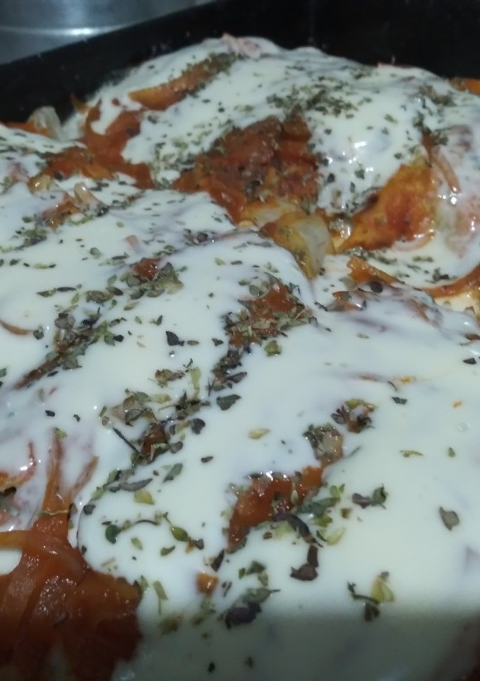 Una foto de Canelones de Pollo