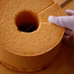 A picture of Easy Cake Recipe! How to make Basic Chiffon Cake.