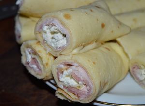Una foto de Rollitos de bacon con quesillo de ricotta