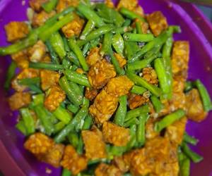 Masakan Unik Tumis Tempe Kacang Panjang Yummy Mantul