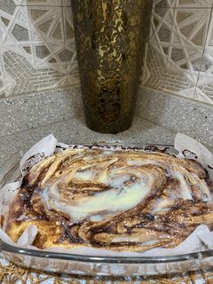 صورة لوصفة كيكة القرفة لذااااااذة لا تقاوم👌😋🌹