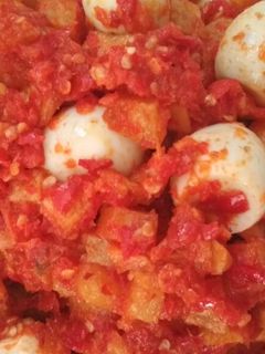 Foto resep Sambel kentang telur puyuh