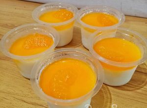 Foto resep Puding susu jeruk