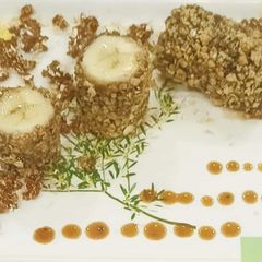 A picture of Healthy Banana sushi Rolls.