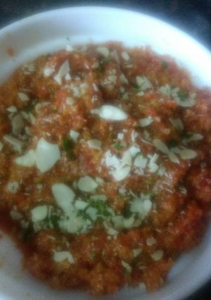 A picture of Gajar Halwa.