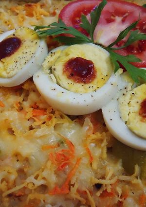 Foto resep Nasi Keju Panggang Saus Bechamel