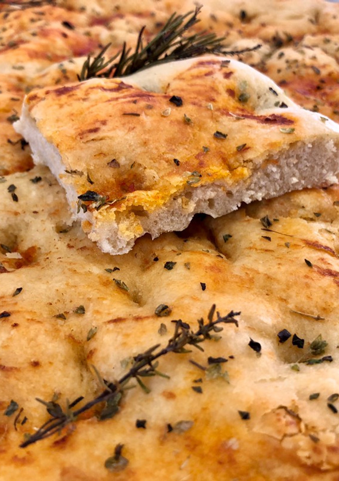 Una foto de Focaccia al romero (Thermomix)