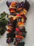 Brochetes de vegetales