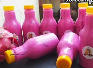 Foto resep Lumut Buah Naga Kreamy