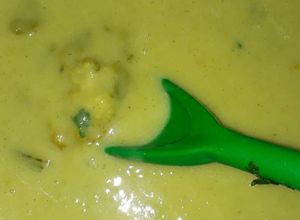 Foto de Sopa de talos de brócolis