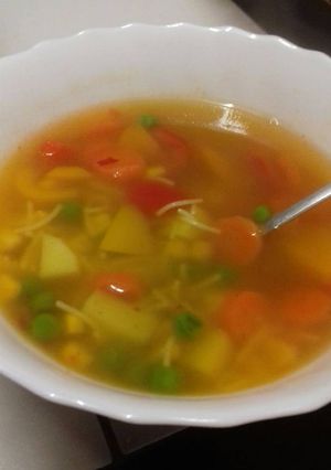 صورة لوصفة شوربة خضار