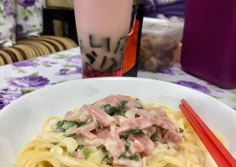 Spaghetti Carbonara Ala Mamy Nia