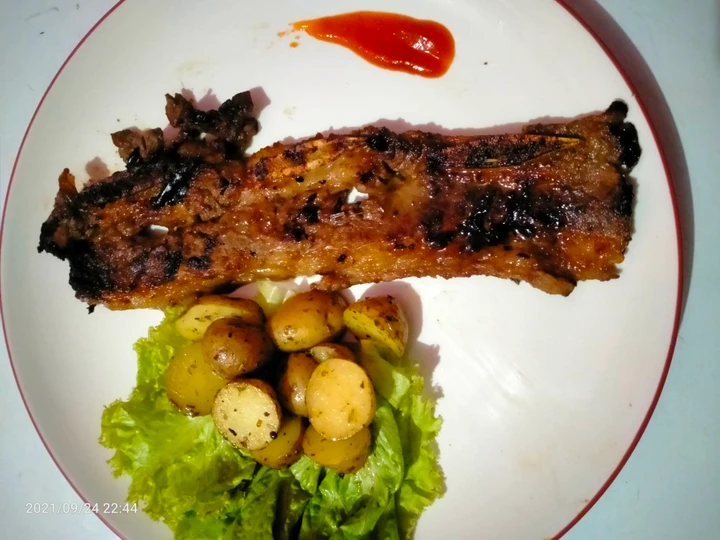 Langkah Gampang Menyiapkan Resep Iga sapi panggang saus bulgogi Anti Ribet, Mantap Sekali