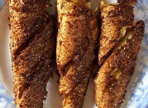 Hình của món Cá chiên muối sả.