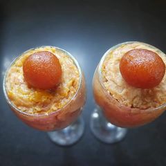 A picture of Wheat Bread Mango Pudding.