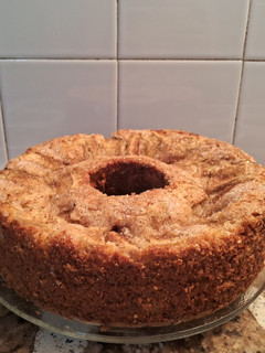 Una foto de Budín húmedo de manzanas y ricota