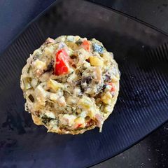 A picture of Cheesy zucchini.
