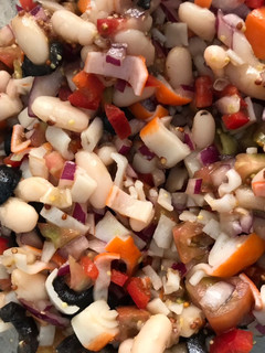 Una foto de Ensalada de habichuelas