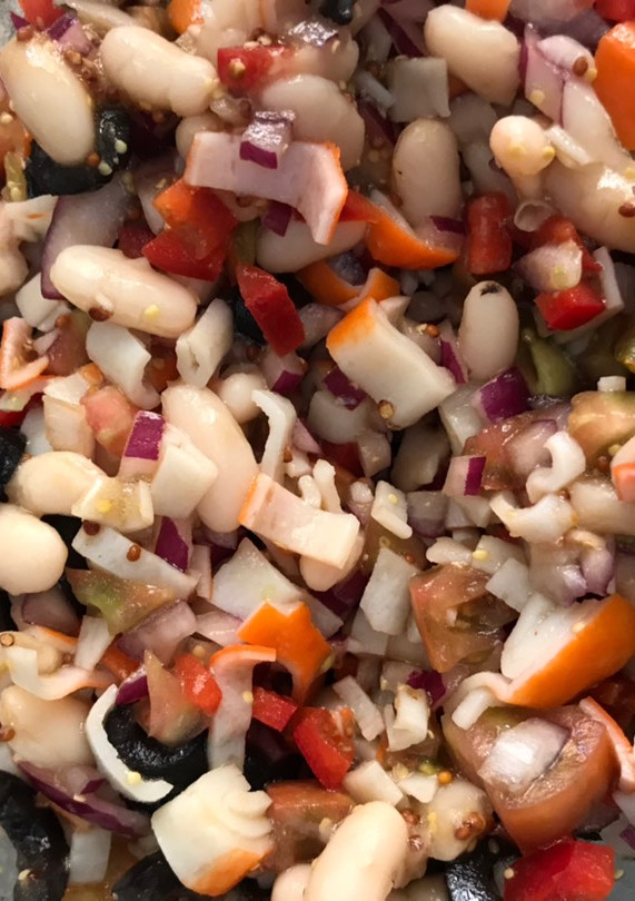 Una foto de Ensalada de habichuelas