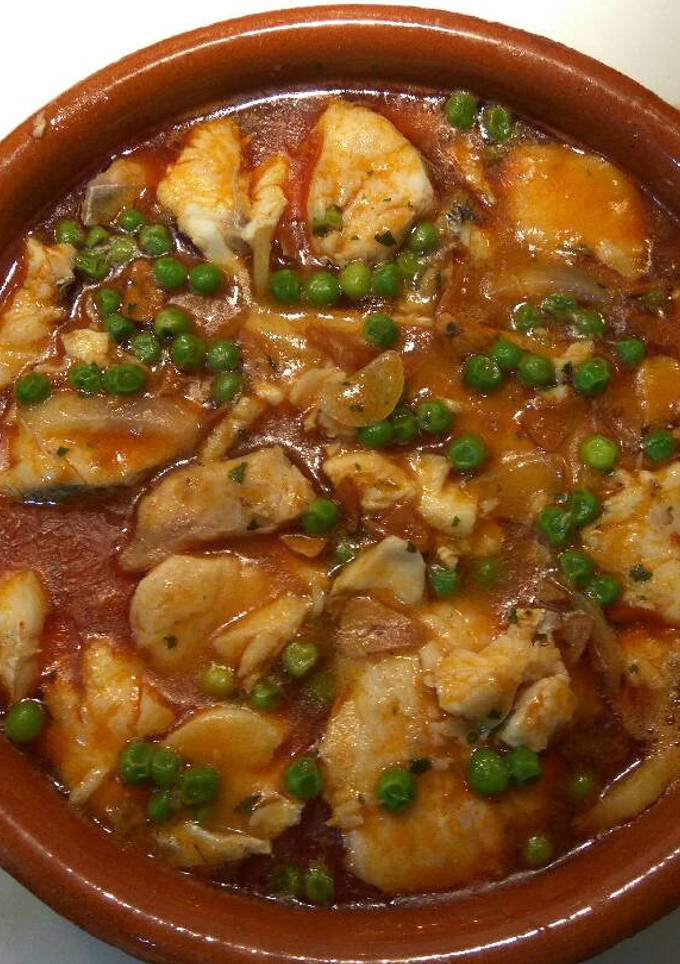 Una foto de Merluza a la gallega