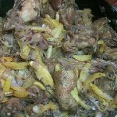 A picture of Chicken and Chips.