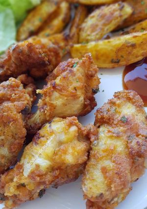 Une photo de Chicken wings épicés