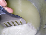 Homemade mozzarella cheese