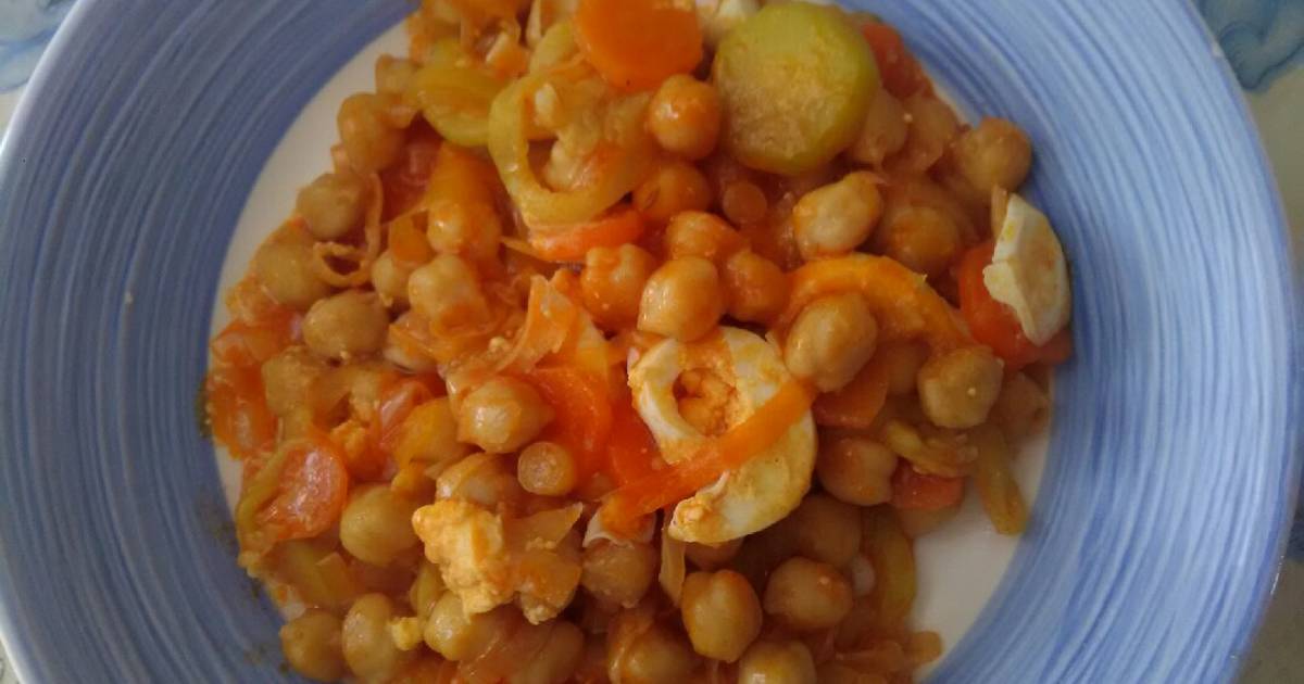 Garbanzos con huevo duro 297 recetas caseras Cookpad