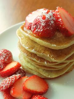 Foto di Vegan Pancakes 3 ingredienti senza glutine, lattosio o uova