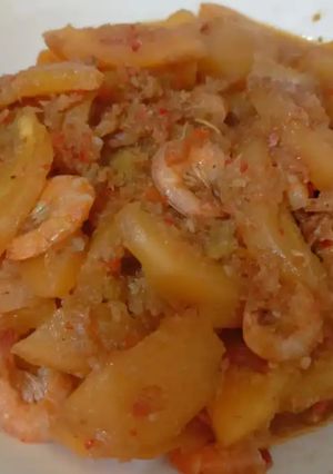 Foto resep Terong Asam Udang