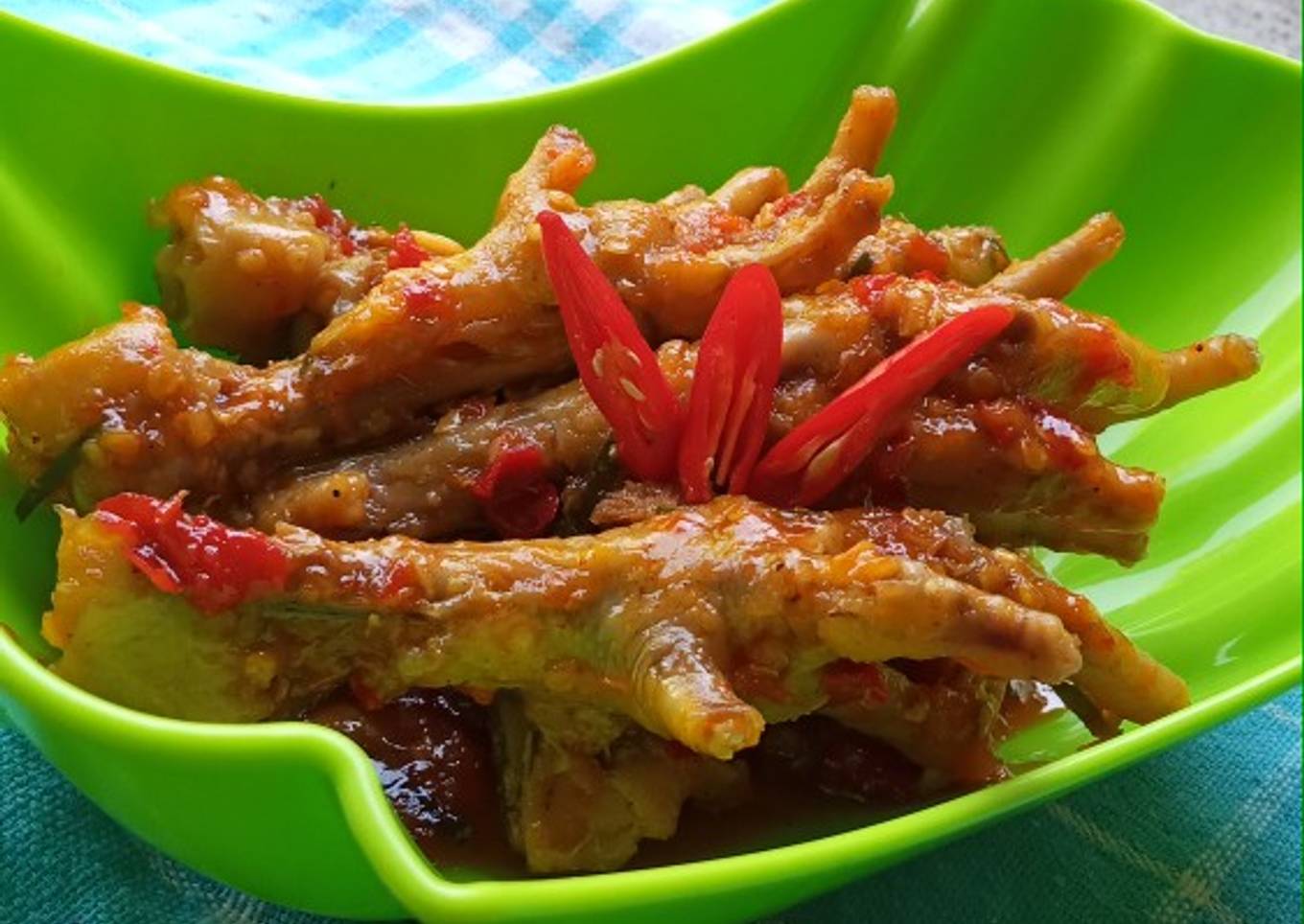 Ceker pedas gila