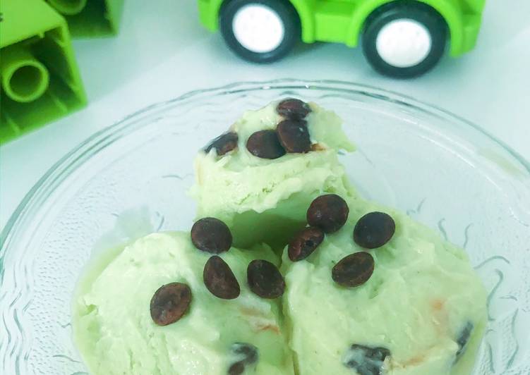 Avocado ice cream | Es krim lembut