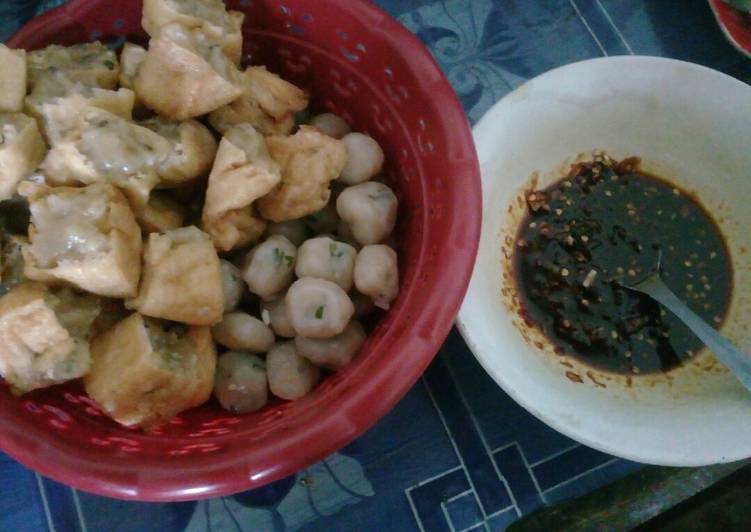 Cilok tahu sederhana