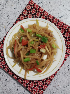 Foto resep 690) Tumis Pepaya Muda Pedas Manis