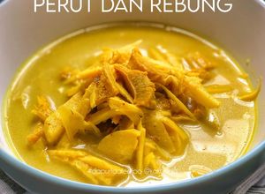 Gambar Masak Lemak Cili Api Rebung dan Perut