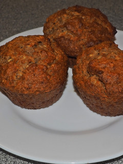 Puha banános muffin recept fotója