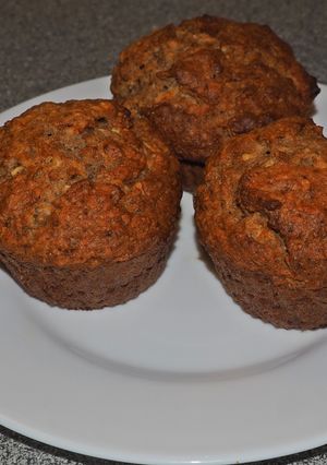 Puha banános muffin recept fotója