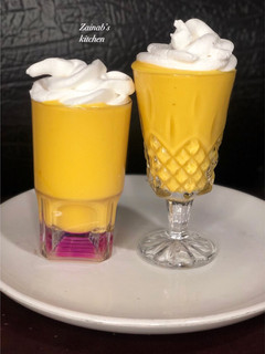 A picture of No yoghurt mango lassi🥭🥛.