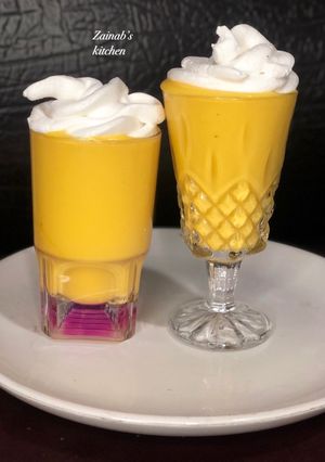 A picture of No yoghurt mango lassi🥭🥛.