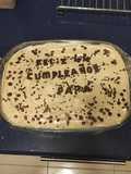 Tarta de galletas y crema de moca