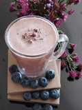 બ્લુ બેરી મિલ્ક શેક(blue berry milk shake recipe in Gujarati)