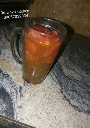 Tamarind juice with water melon ainihin hoton girkin
