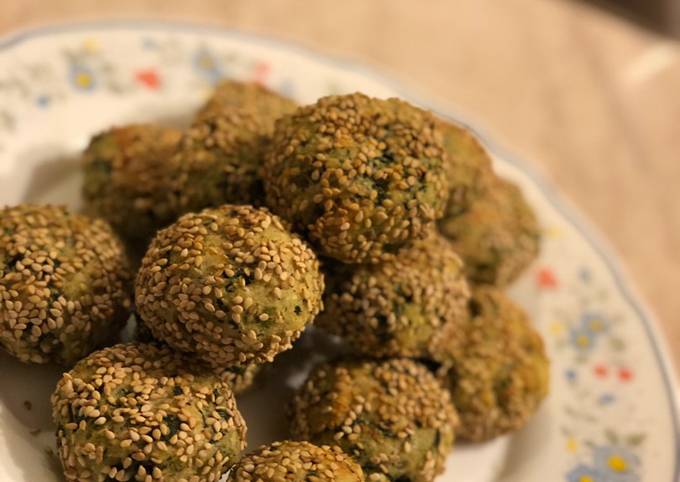 Passi a Preparare Qualsiasi notte della settimana Polpette di merluzzo con spinaci