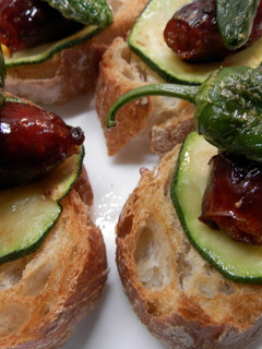 Una foto de Pincho de chorizo