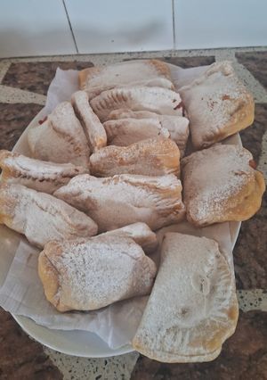 Una foto de Pasteles de membrillo al horno