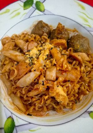 Foto resep Samyang+topokki (rapokki)