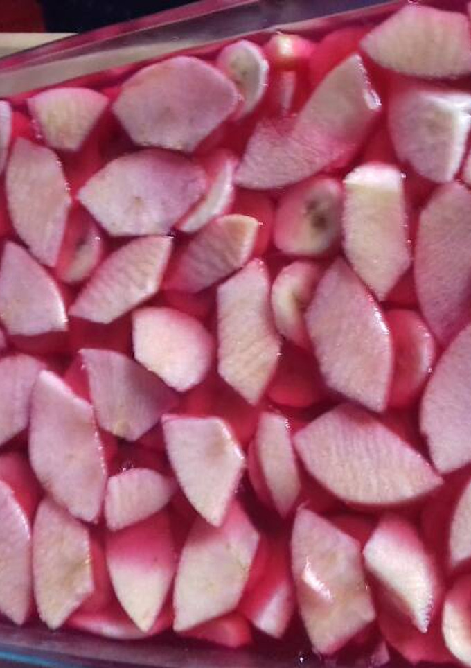 Una foto de Jalea y frutas
