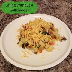 A picture of Turkey Bacon & Potato Hash.