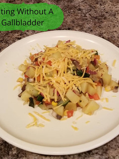 A picture of Turkey Bacon & Potato Hash.
