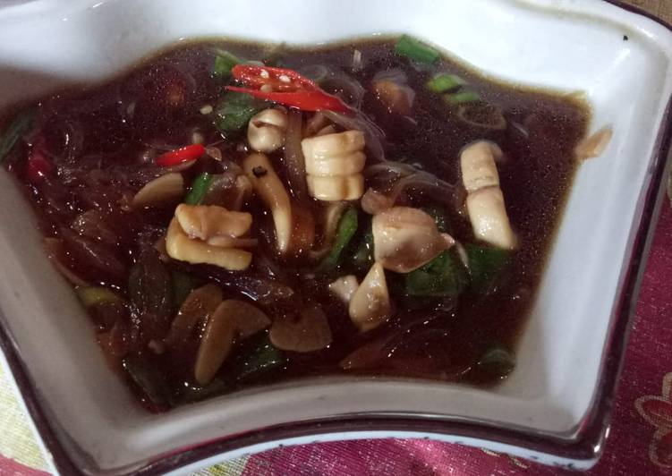 Resep Cumi saus lada hitam, Enak